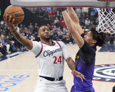 Powell and the Clippers beat James and the Lakers 116-102 in Lakers' first visit to Intuit Dome