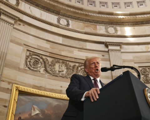 Trump, in his inaugural address, rips into the country's past leaders and makes sweeping promises