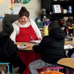 Laney Waters spreads love and joy in her first grade classroom