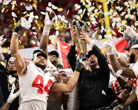 Ohio State outlasts Notre Dame to win first national title in a decade