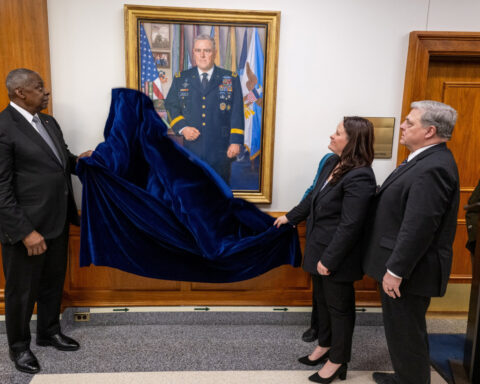 At Pentagon, a missing portrait and fears of an upheaval