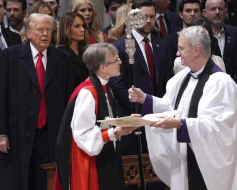 Episcopal bishop says she'll continue to pray for Trump, who lashed out at her over viral sermon