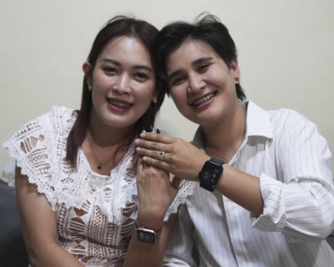 LGBTQ+ couples in Thailand register their marriages on the first day of law giving them equal status