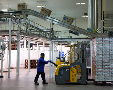 Severe UK factory downturn eases marginally in January, CBI says