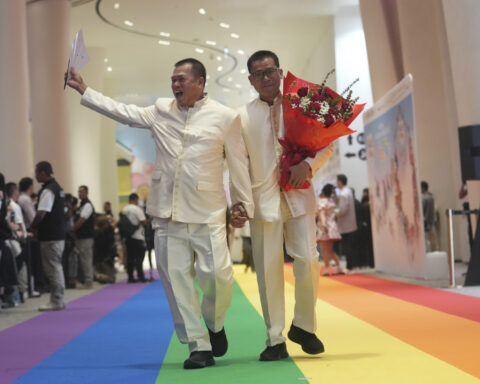 Love is a many-gendered thing: Thai LGBTQ+ couples register marriages as law gives them equal status