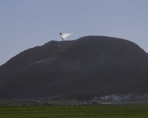 Progress is made on a huge fire north of Los Angeles while new fires erupt in Southern California