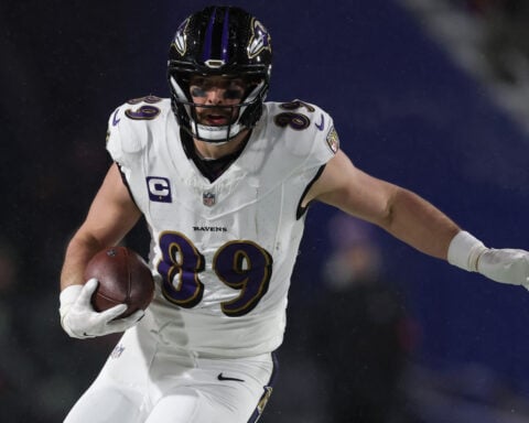 Ravens tight end Mark Andrews ‘gutted’ after pivotal NFL playoff drop in loss to Bills