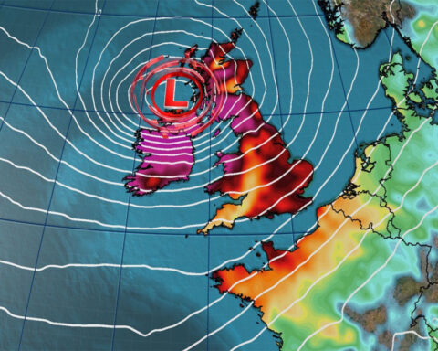 ‘Bomb’ cyclone Storm Éowyn approaches Ireland and parts of UK as schools and public transport shut