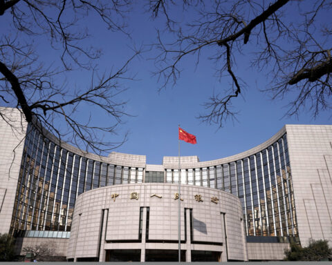China cenbank conducts medium-term loan operation, rate unchanged