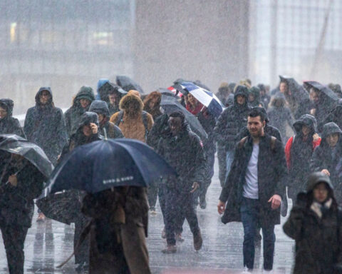 Severe storm lashes parts of UK and Ireland, causing travel chaos