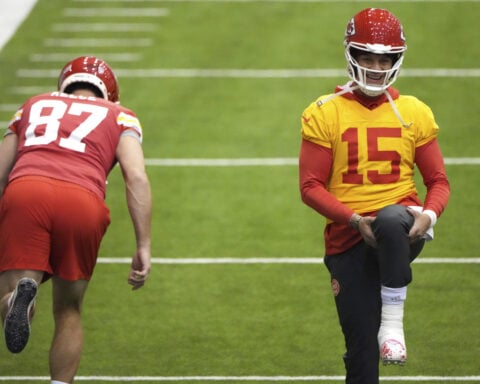 Travis Kelce says he 'used to dream' of playing QB the way Josh Allen does