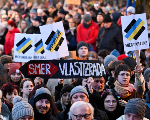 Slovak protests grow in rebuke of PM Fico's Russian tilt