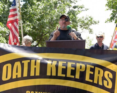 Ex-wife of Oath Keepers leader freed from jail slams his ‘lack of remorse’