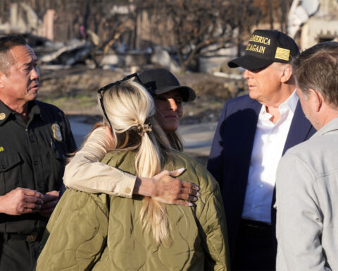 Trump proposes 'getting rid of FEMA' while touring disaster areas