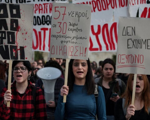 Greek protesters demand justice over deadly 2023 train crash