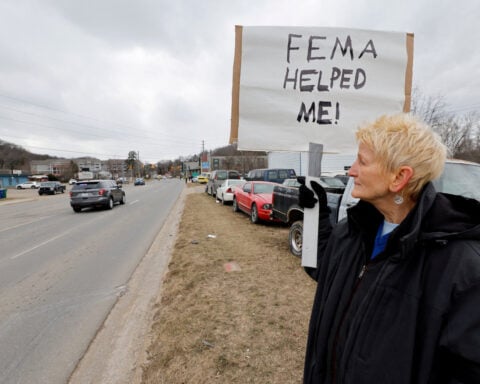 Head of disaster relief agency FEMA reassures staff after Trump criticism