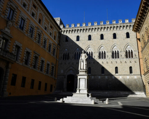 Italy's Monte dei Paschi extends losses after its surprise bid for Mediobanca