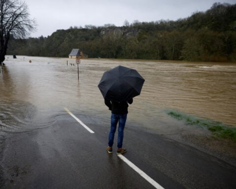 British sailor lost at sea as heavy storms hit western France