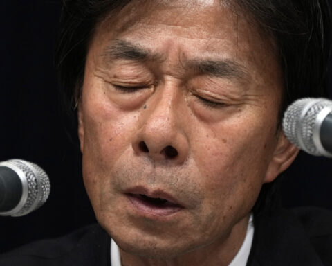 Executives at Japan`s Fuji TV and parent firm resign over a sex scandal linked to a former star