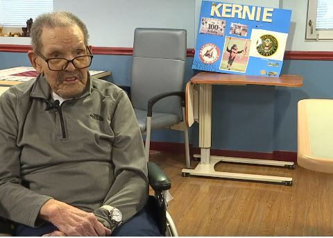 WWII veteran turned Orioles usher celebrates 100th birthday
