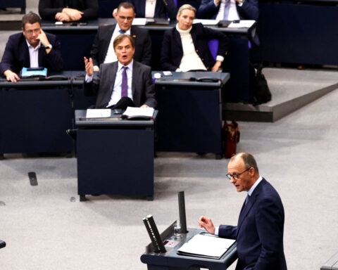 German parliament passes election frontrunner's migration crackdown motion