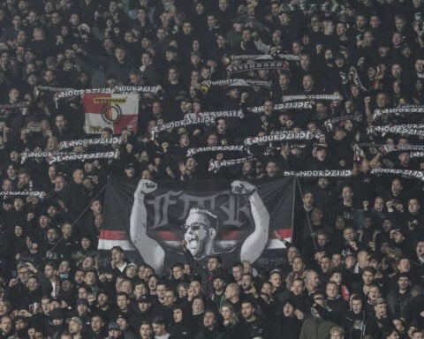 French police arrest Feyenoord fans at the border ahead of Champions League match in Lille