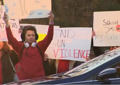 Antioch High School students return to class and protest for gun reform and mental health measures