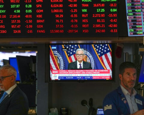 Stock market today: Wall Street slips after the Federal Reserve keeps interest rates steady