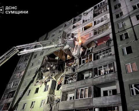 Russian drone strikes apartment block in Ukraine, killing nine, Zelenskiy says
