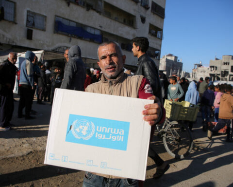 Britain, France and Germany reiterate concern over Israel blocking contact with UNRWA