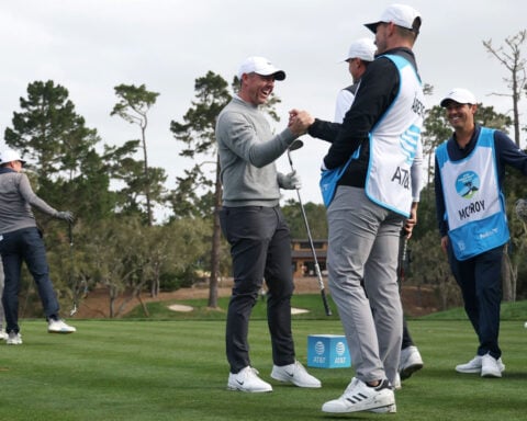 Rory McIlroy hits remarkable slam dunk hole-in-one at Pebble Beach Pro-Am as Scottie Scheffler returns from ‘stupid’ injury