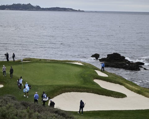 Sepp Straka leads by 3 at Pebble Beach as rough weather awaits the weekend