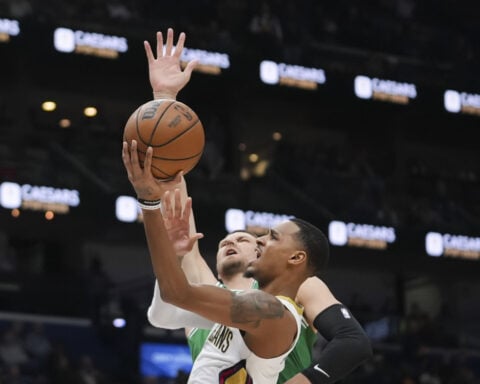 Pelicans say Dejounte Murray ruptured his Achilles tendon and his season is over