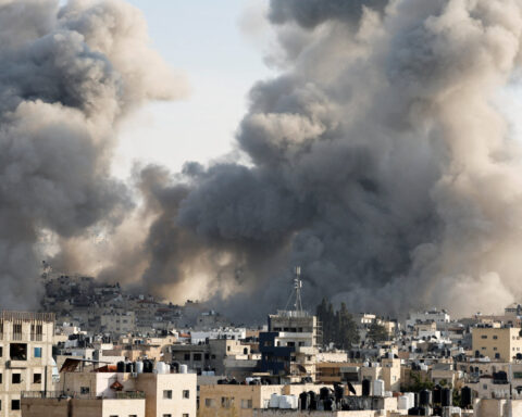 Israeli military blows up buildings in West Bank refugee camp