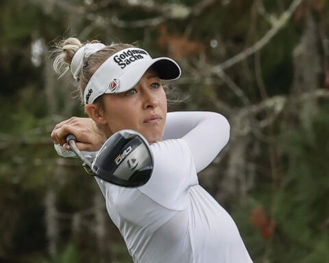 A Lim Kim opens LPGA season by holding off Nelly Korda in a wire-to-wire win