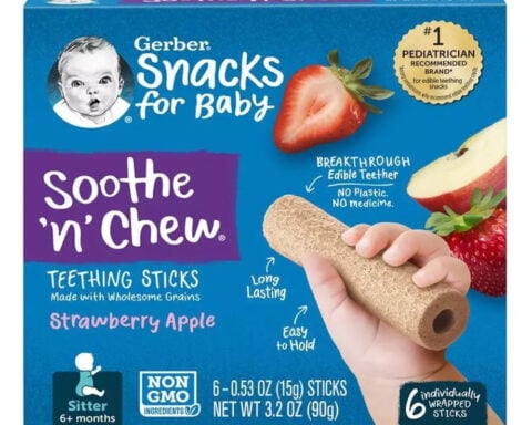 Gerber recalls teething sticks over choking concern