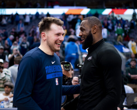 'Strive for greatness' was LeBron's message to Doncic in 2018. And as teammates, that won't change