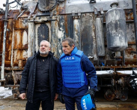 IAEA chief, in Kyiv, warns of nuclear risk from attacks on Ukraine grid