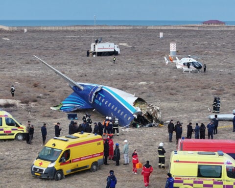Crashed Azerbaijani plane was riddled with holes after incident over Russia, report says