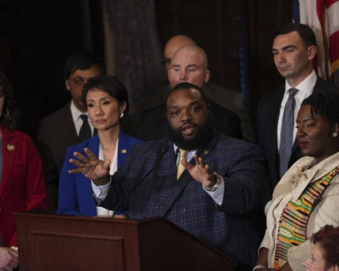 Pennsylvania governor seeks more money for schools and transit, but relies heavily on surplus cash