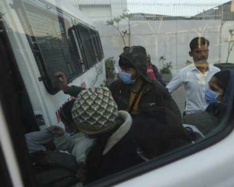 Opposition lawmakers protest alleged mistreatment of Indian deportees by US