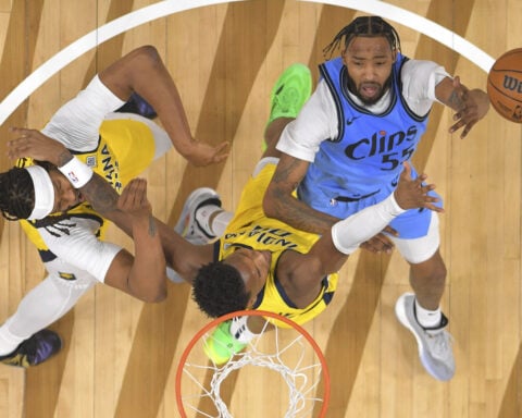 Pacers' Turner in concussion evaluation after being inadvertently hit in the face by teammate