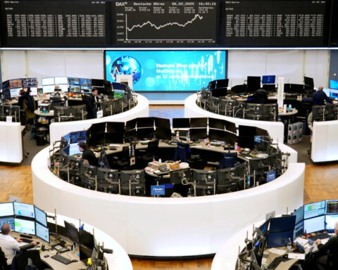 European shares close at record high on energy boost; US tariffs eyed
