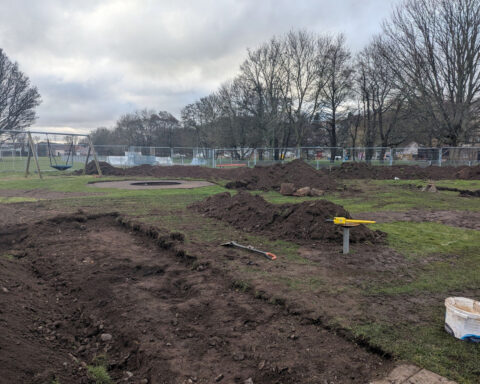 Scores of unexploded World War II bombs discovered under children’s playground