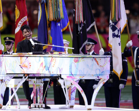 Jon Batiste belts jazz-infused National Anthem at Super Bowl LIX