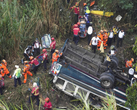 At least 55 are dead after a bus plunged into gorge in Guatemala