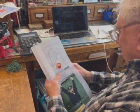 Legendary goalie coach now embroidering iconic sports moments