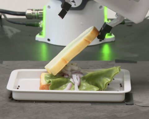 Sandwich-making robot is just one of the many Arizona State University projects advancing AI