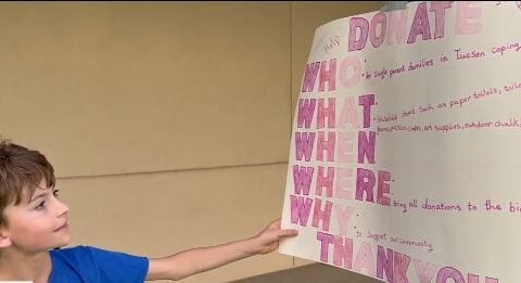 Student starts drive to help single-parent families dealing with cancer