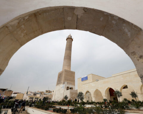 Mosul’s renowned minaret restored from ravages of Islamic State